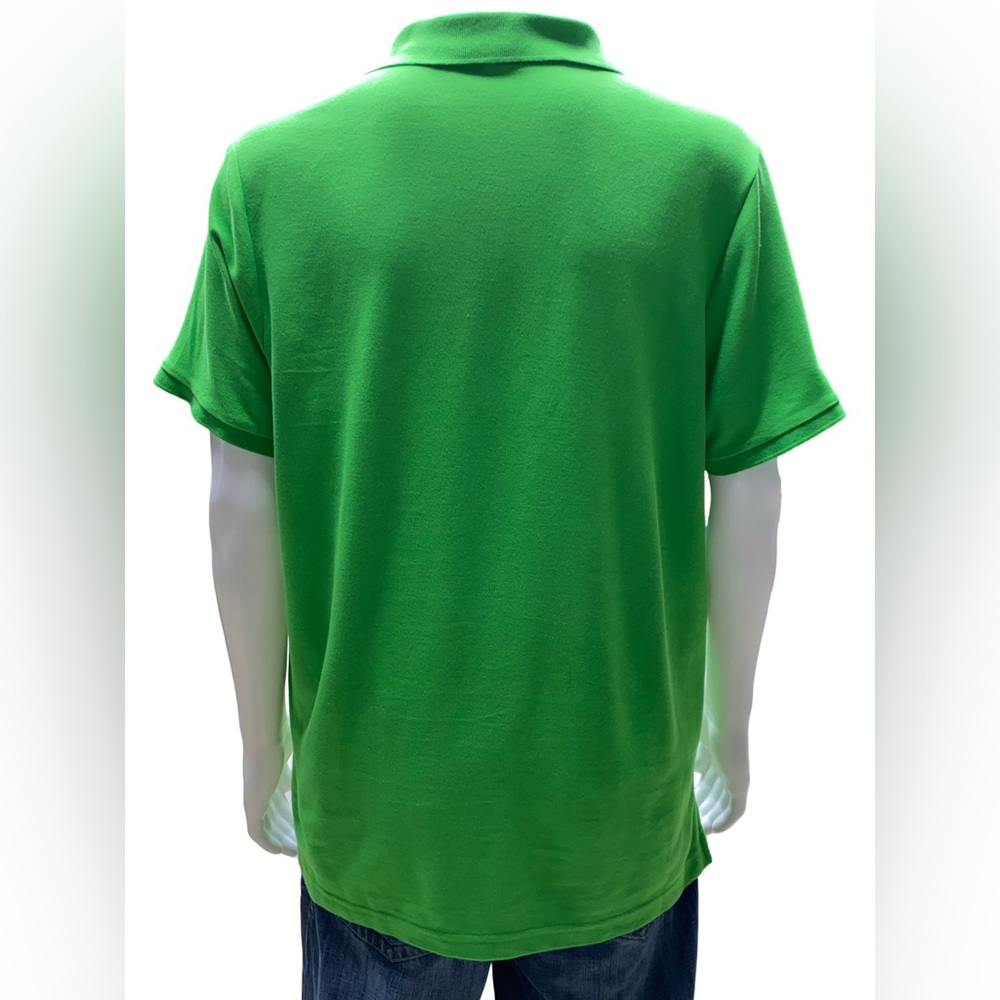 U.S. Polo Assn. Neon Green Polo Shirt with White Logo - Picture 3 of 5